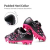 image:imageDREAM PAIRS UnisexKids Soccer CleatsBlackHot Pink
