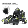 image:imageDREAM PAIRS UnisexKids Soccer CleatsBlackNeon Green