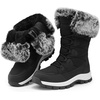 image:imageDREAM PAIRS Waterproof Winter Snow Boots WomenBlack