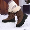 image:imageDREAM PAIRS Waterproof Winter Snow Boots WomenBrown
