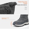image:imageDREAM PAIRS Waterproof Winter Snow Boots WomenDark Grey