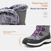 image:imageDREAM PAIRS Waterproof Winter Snow Boots WomenLight Grey