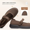 image:imageDREAM PAIRS Womens Ballet Mary Jane Flats ShoesBrown