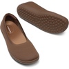 image:imageDREAM PAIRS Womens Ballet Wide Toe FlatsBrown
