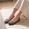 image:imageDREAM PAIRS Womens Ballet Wide Toe FlatsLeopard