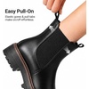 image:imageDREAM PAIRS Womens Chelsea Ankle Boots BootiesBlackpu