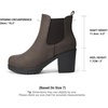 image:imageDREAM PAIRS Womens Chelsea Ankle Boots Fall Booties ShoesBrownPu
