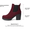 image:imageDREAM PAIRS Womens Chelsea Ankle Boots Fall Booties ShoesBurgundy