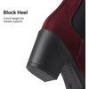 image:imageDREAM PAIRS Womens Chelsea Ankle Boots Fall Booties ShoesBurgundy