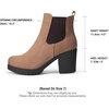 image:imageDREAM PAIRS Womens Chelsea Ankle Boots Fall Booties ShoesCamelPu