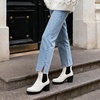 image:imageDREAM PAIRS Womens Chelsea Ankle Boots Fall Booties ShoesWhiteBlack