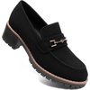 image:imageDREAM PAIRS Womens Chunky Loafers Dressy Business ShoesAll Black