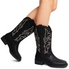 image:imageDREAM PAIRS Womens Cowboy Cowgirl Western BootsBlack