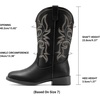 image:imageDREAM PAIRS Womens Cowboy Cowgirl Western BootsClassic Black