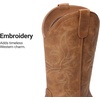 image:imageDREAM PAIRS Womens Cowboy Cowgirl Western BootsClassic Brown
