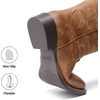 image:imageDREAM PAIRS Womens Cowboy Cowgirl Western BootsClassic Brown