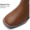 image:imageDREAM PAIRS Womens Cowboy Cowgirl Western BootsClassic Tan