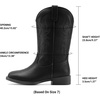 image:imageDREAM PAIRS Womens Cowboy Cowgirl Western BootsSolid Black