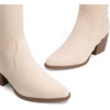 image:imageDREAM PAIRS Womens Cowboy Knee High Chunky Heel BootsBeige