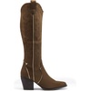 image:imageDREAM PAIRS Womens Cowboy Knee High Chunky Heel BootsBrownSuede