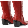 image:imageDREAM PAIRS Womens Cowboy Knee High Chunky Heel BootsRed