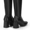 image:imageDREAM PAIRS Womens Gogo Boots Chunky Knee High BootsBlackPu