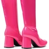image:imageDREAM PAIRS Womens Gogo Boots Chunky Knee High BootsHot Pinkpat