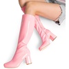 image:imageDREAM PAIRS Womens Gogo Boots Chunky Knee High BootsPinkpat