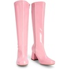 image:imageDREAM PAIRS Womens Gogo Boots Chunky Knee High BootsPinkpat
