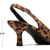 image:imageDREAM PAIRS Womens Kitten Slingback Heels PumpsLeopard