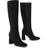 image:imageDREAM PAIRS Womens Knee High Square Toe Heel BootsAll Black