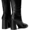 image:imageDREAM PAIRS Womens Knee High Square Toe Heel BootsBlackcroco