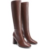 image:imageDREAM PAIRS Womens Knee High Square Toe Heel BootsBrown