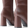image:imageDREAM PAIRS Womens Knee High Square Toe Heel BootsBrown