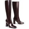 image:imageDREAM PAIRS Womens Knee High Square Toe Heel BootsBurgundy