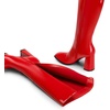 image:imageDREAM PAIRS Womens Knee High Square Toe Heel BootsRedpat