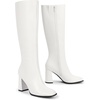 image:imageDREAM PAIRS Womens Knee High Square Toe Heel BootsWhitepu