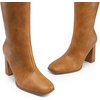 image:imageDREAM PAIRS Womens Knee High Square Toe Heel BootsYellow