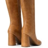 image:imageDREAM PAIRS Womens Knee High Square Toe Heel BootsYellow