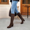 image:imageDREAM PAIRS Womens Knee High Winter Fall Tall Riding BootsDark Brown