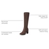 image:imageDREAM PAIRS Womens Knee High Winter Fall Tall Riding BootsDark Brown