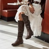 image:imageDREAM PAIRS Womens Knee High Winter Slouchy BootsBrown
