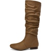 image:imageDREAM PAIRS Womens Knee High Winter Slouchy BootsCamel