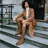 image:imageDREAM PAIRS Womens Knee High Winter Slouchy BootsCamel
