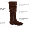 image:imageDREAM PAIRS Womens Knee High Winter Slouchy BootsDark Brown