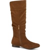 image:imageDREAM PAIRS Womens Knee High Winter Slouchy BootsTan