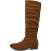 image:imageDREAM PAIRS Womens Knee High Winter Slouchy BootsTan