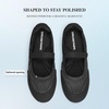 image:imageDREAM PAIRS Womens Mary Jane Dress Sambas Foldable FlatsBlack