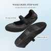 image:imageDREAM PAIRS Womens Mary Jane Dress Sambas Foldable FlatsBlack