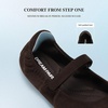 image:imageDREAM PAIRS Womens Mary Jane Dress Sambas Foldable FlatsBrown